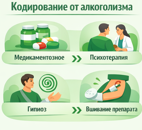 кодирование от алкоголизма в Черногорске Санати